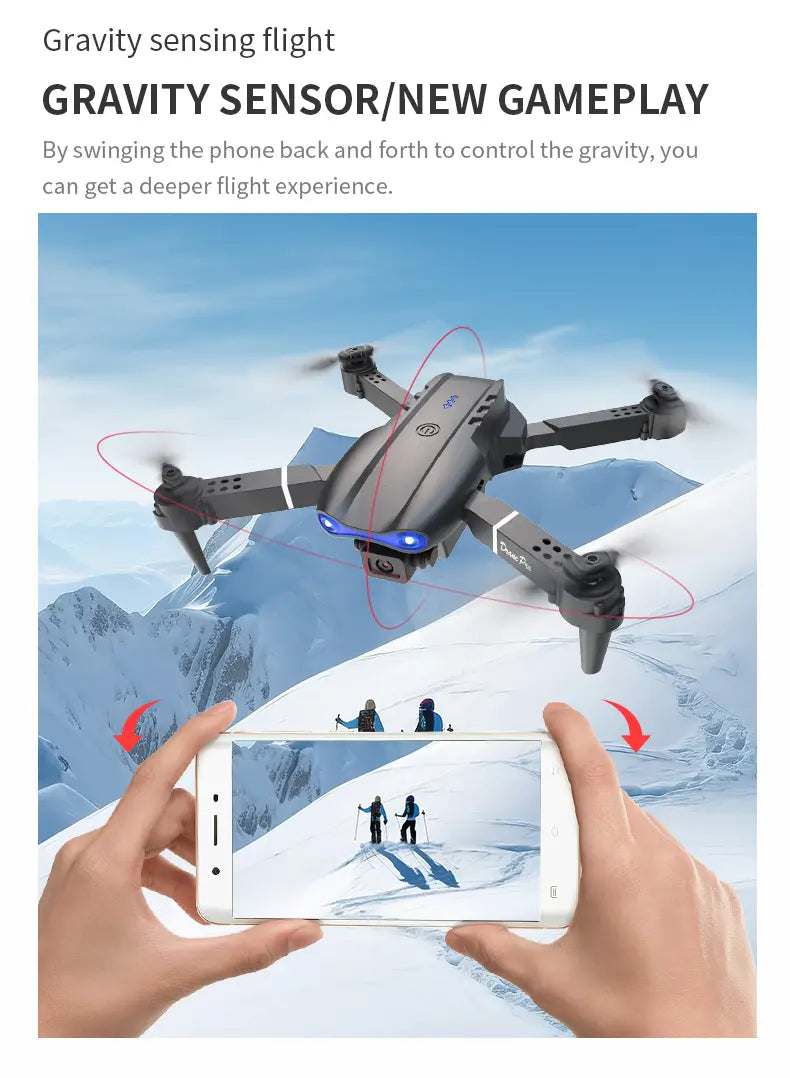 Long Battery Life Of Dual-camera Quadcopter