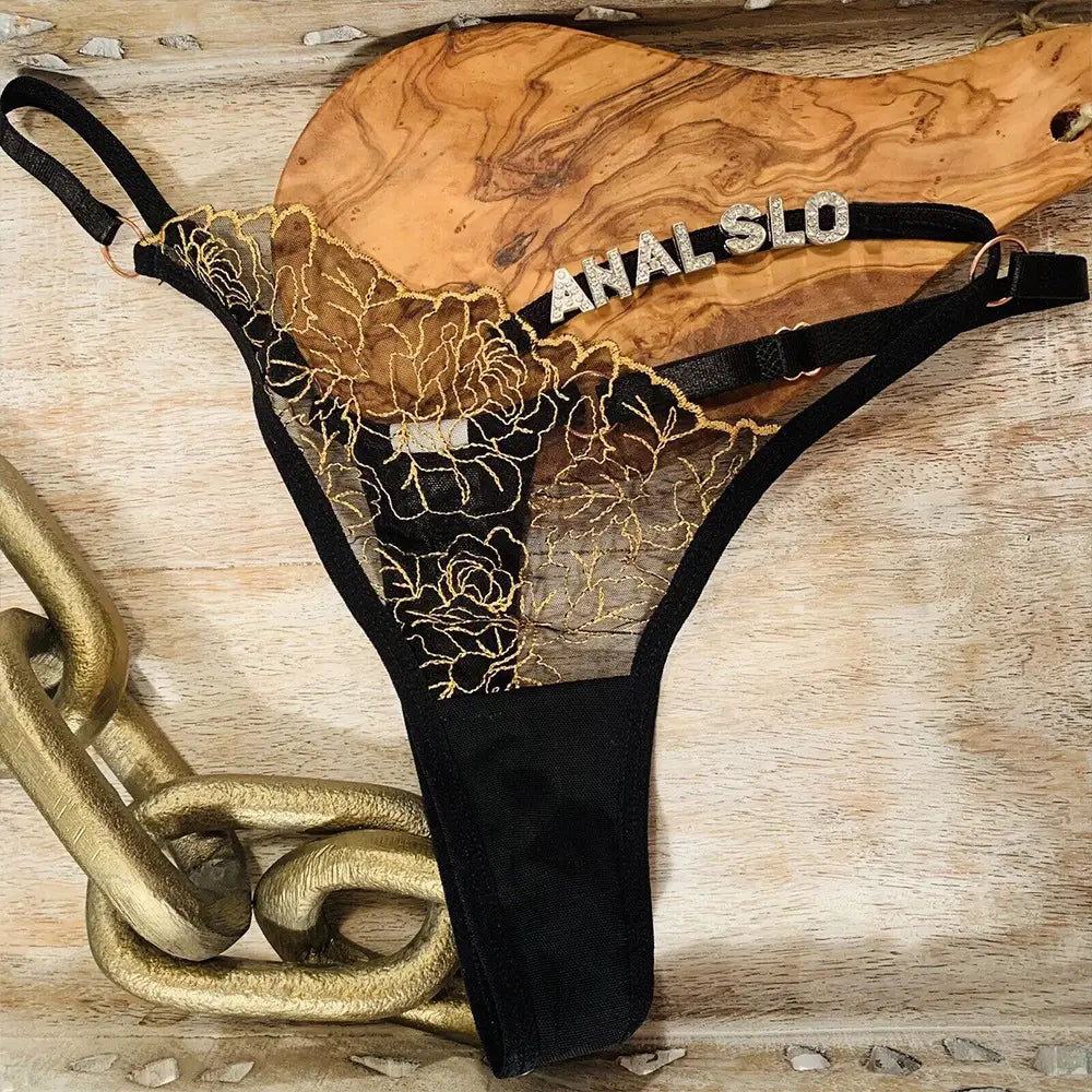 Women’s Fashion Casual Letter Thong