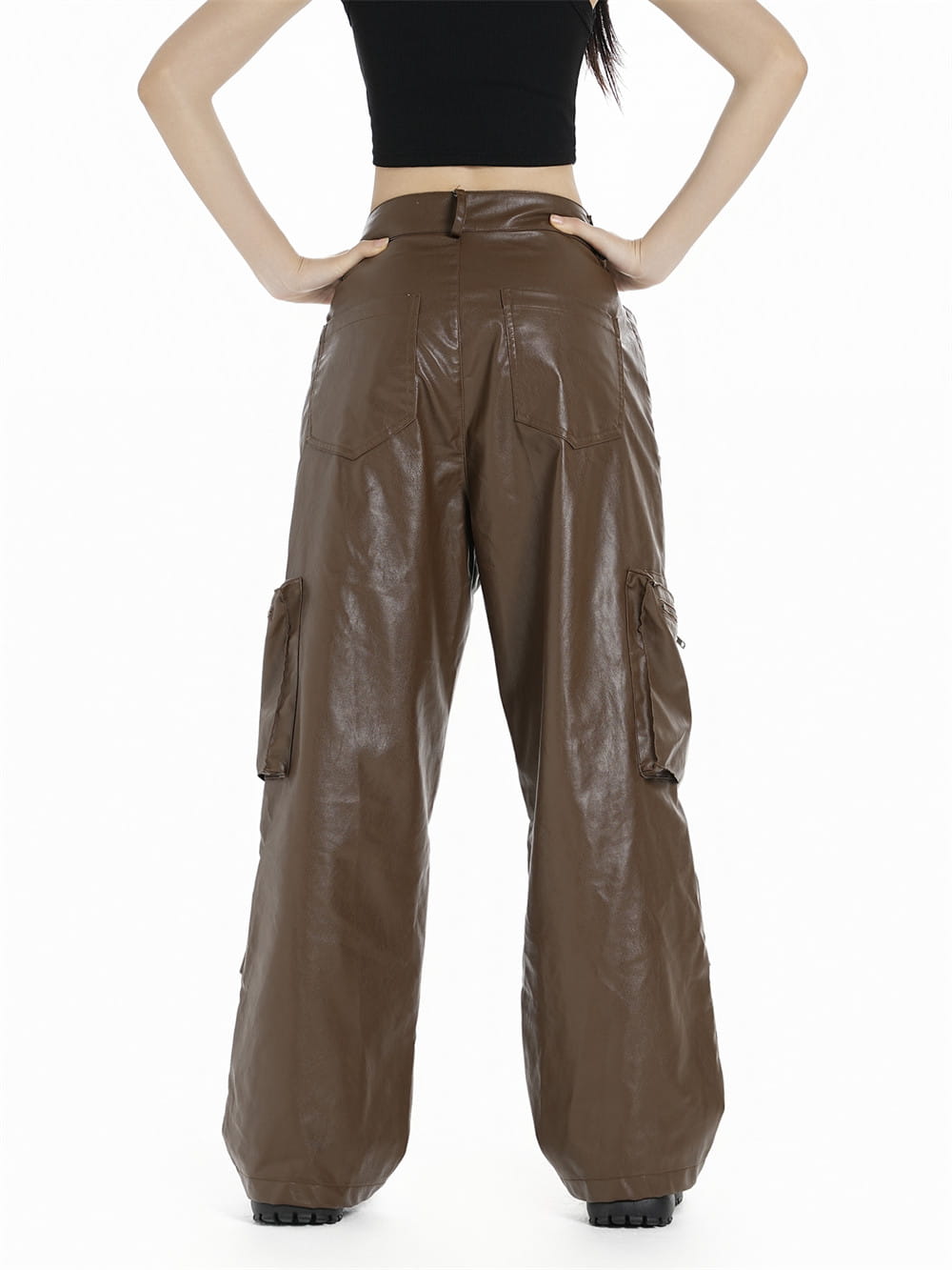 PU Leather Trousers For Men And Women