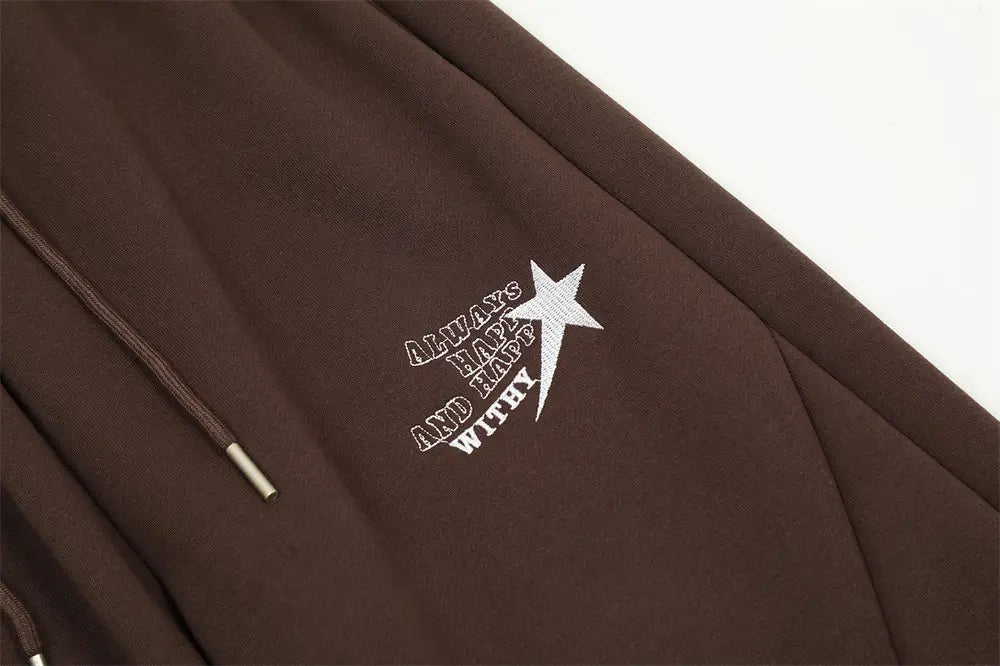 Loose Casual Fleece-lined Trousers Men