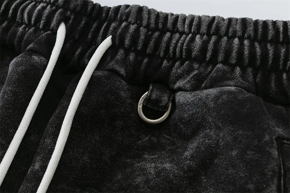 Washed And Worn Leisure Men Trousers