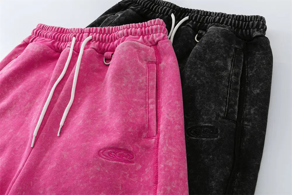 Washed And Worn Leisure Men Trousers