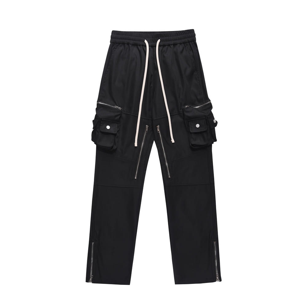 Mechanical Style Workwear Casual Trousers For Men