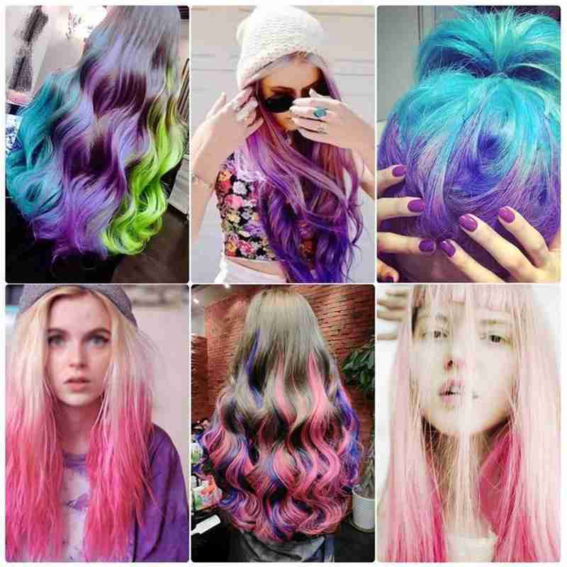 Crayons Hair Color Dyeing Brush