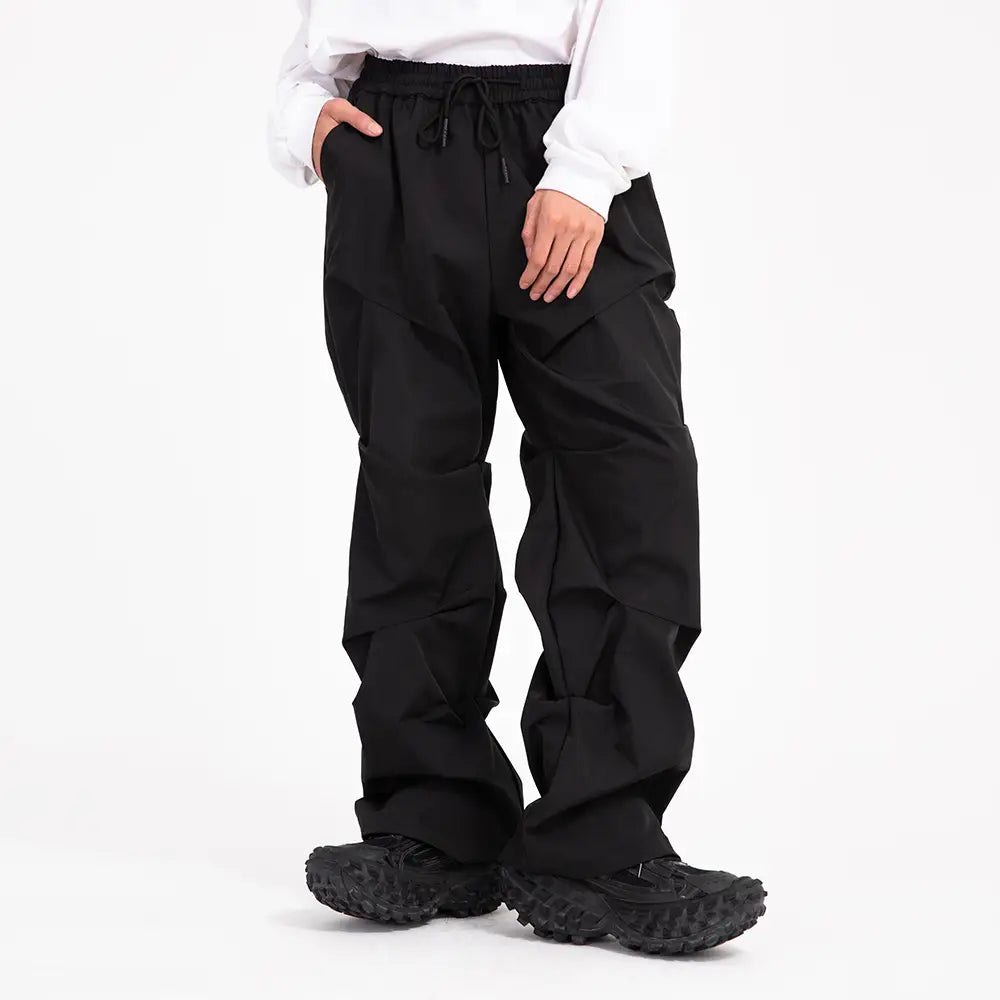 Hip Hop Pleated Design Trousers For Men