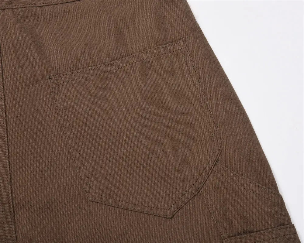 Fashion Zipper Split Casual Trousers Men