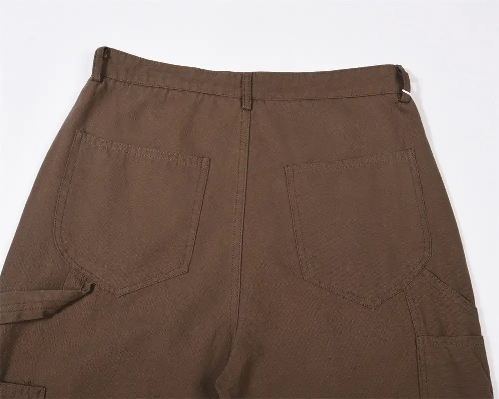 Fashion Zipper Split Casual Trousers Men