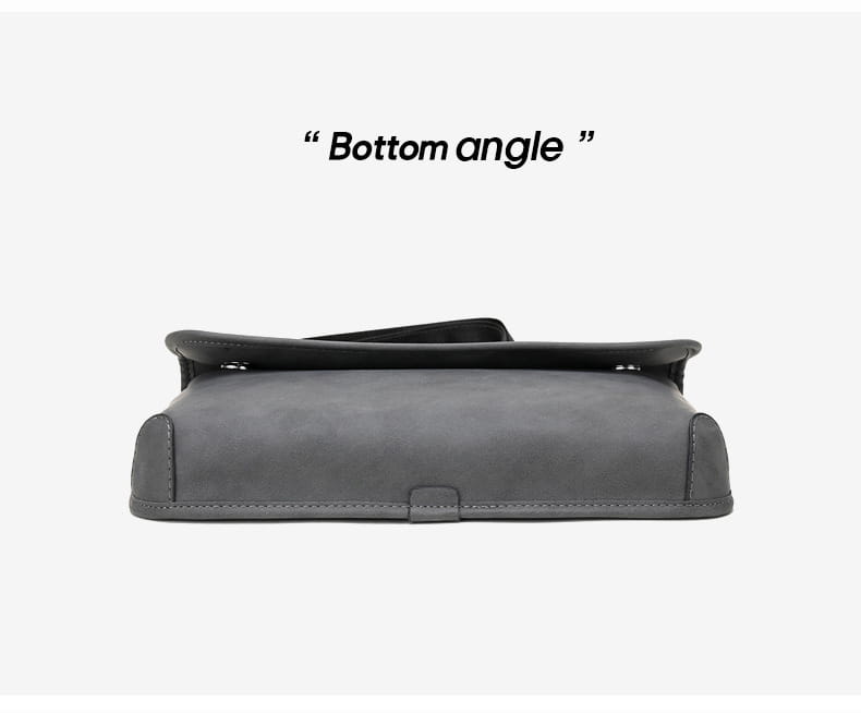 Men’s Contrast Color Matte Fashion Retro Crossbody Shoulder Bag