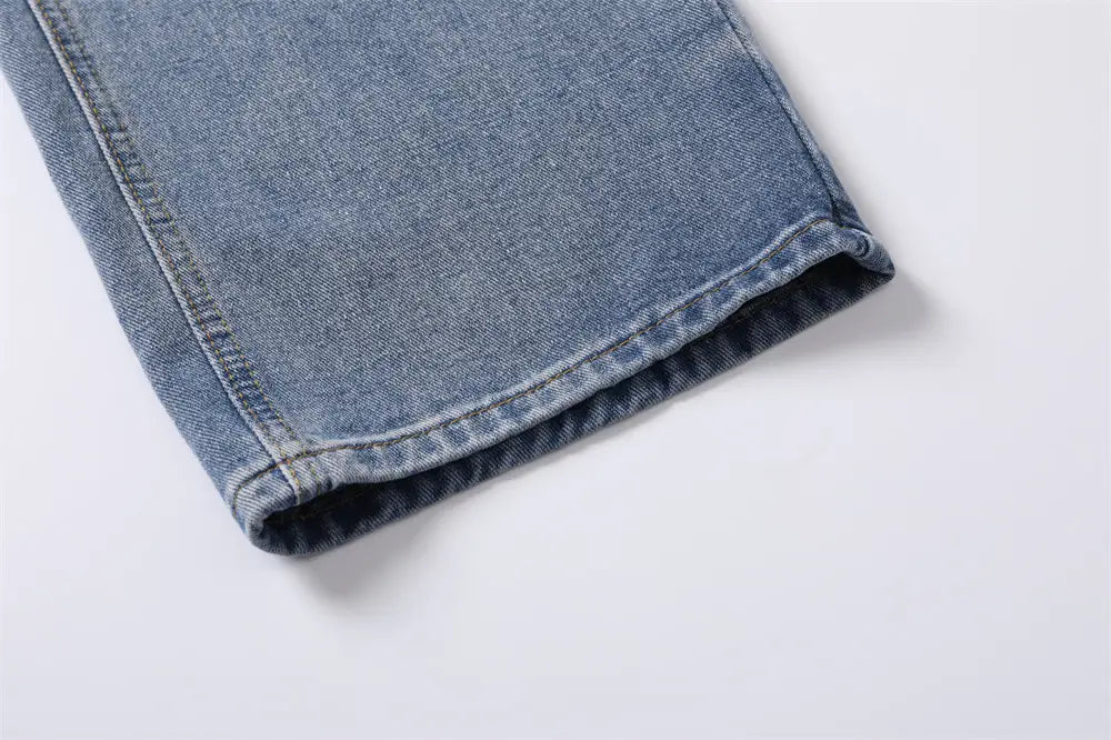 Tie-dye Gradient Denim Trousers Men