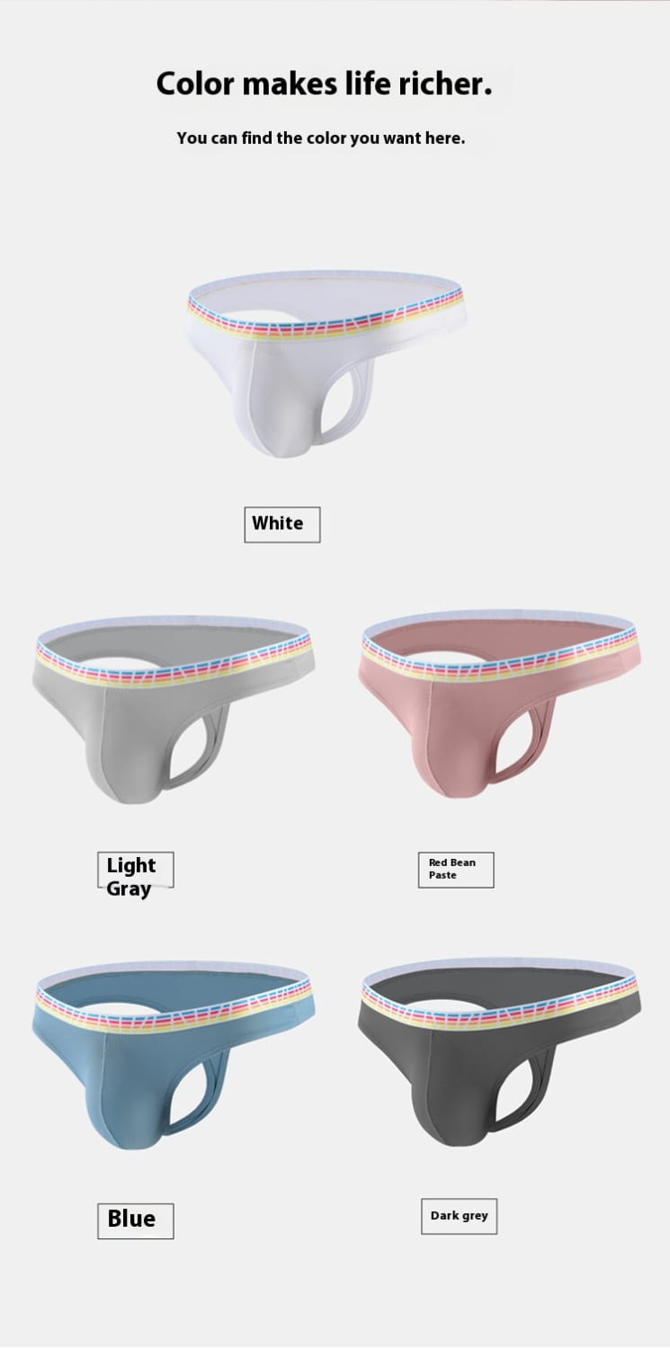 Men’s Transparent Ice Silk T Shape Men’s Summer Sexy Underwear