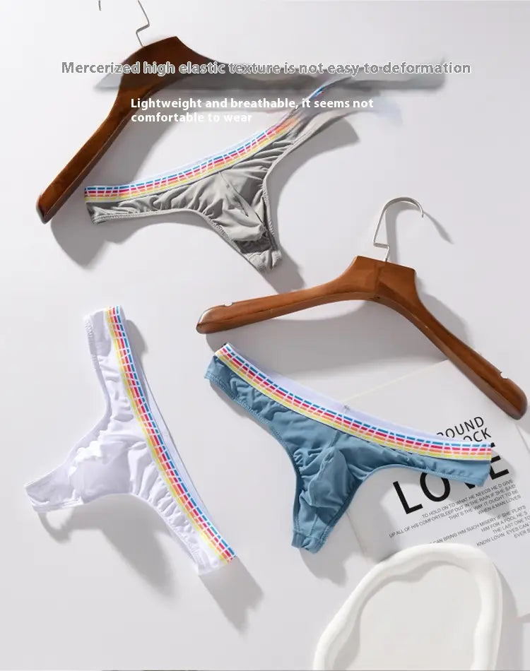 Men’s Transparent Ice Silk T Shape Men’s Summer Sexy Underwear