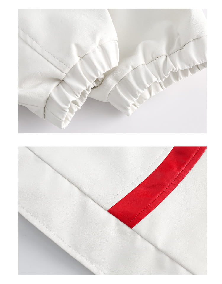 American Street Red Loose-fitting Baseball Uniform For Men