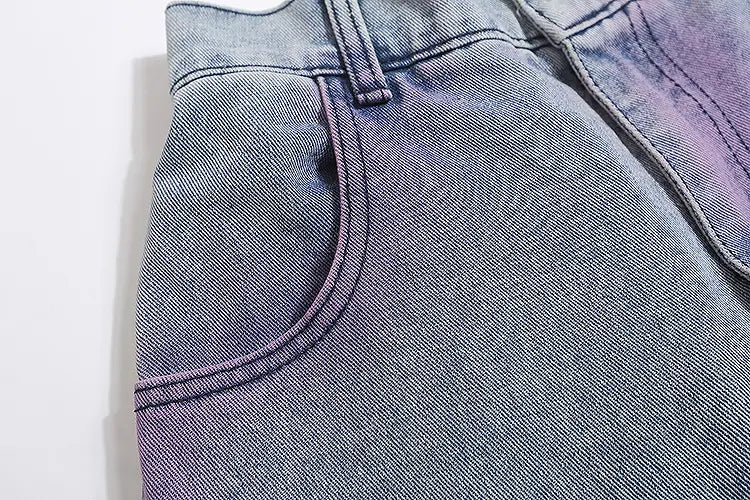 Punk Fashion Loose Straight Trousers Men