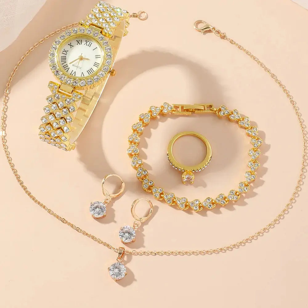 Diamond Women Watches Luxury Fashion Rhinestone Quartz Bracelet Wrist Watch For Women