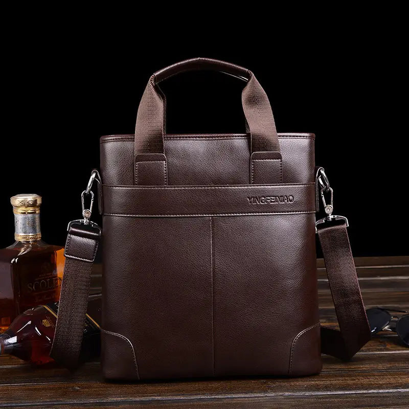 Men’s Portable Crossbody Shoulder Briefcase