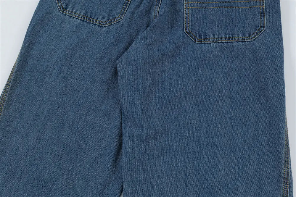 Ripped Dirty Denim Trousers For Men