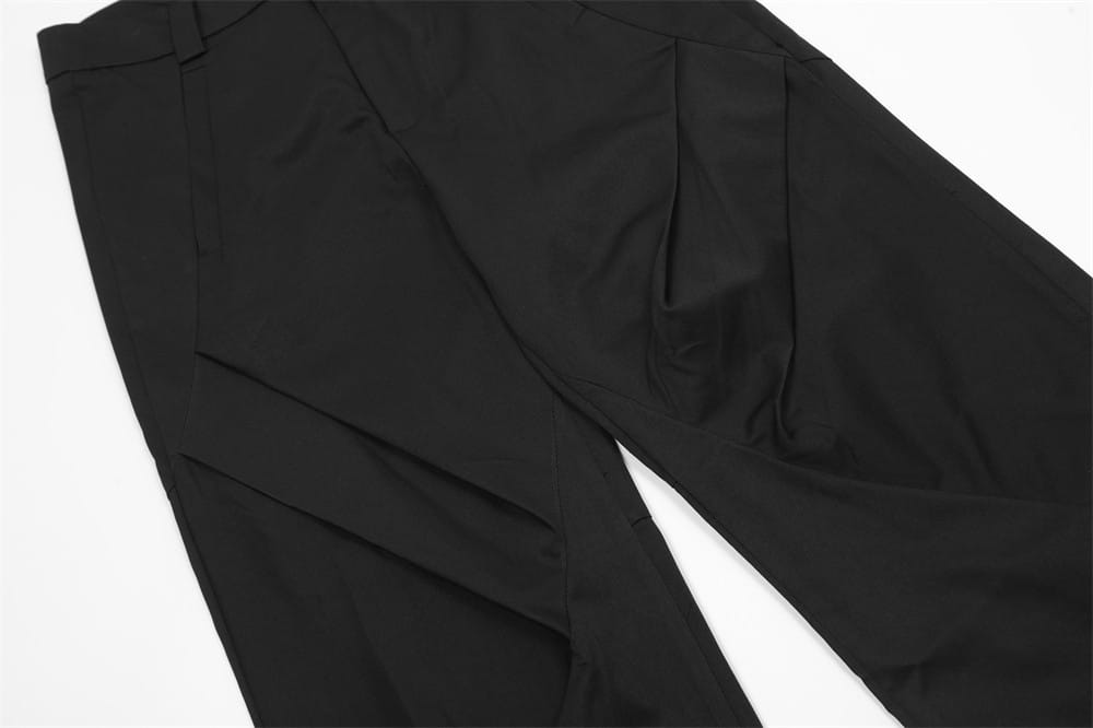 Fashion Solid Color Casual Trousers Men