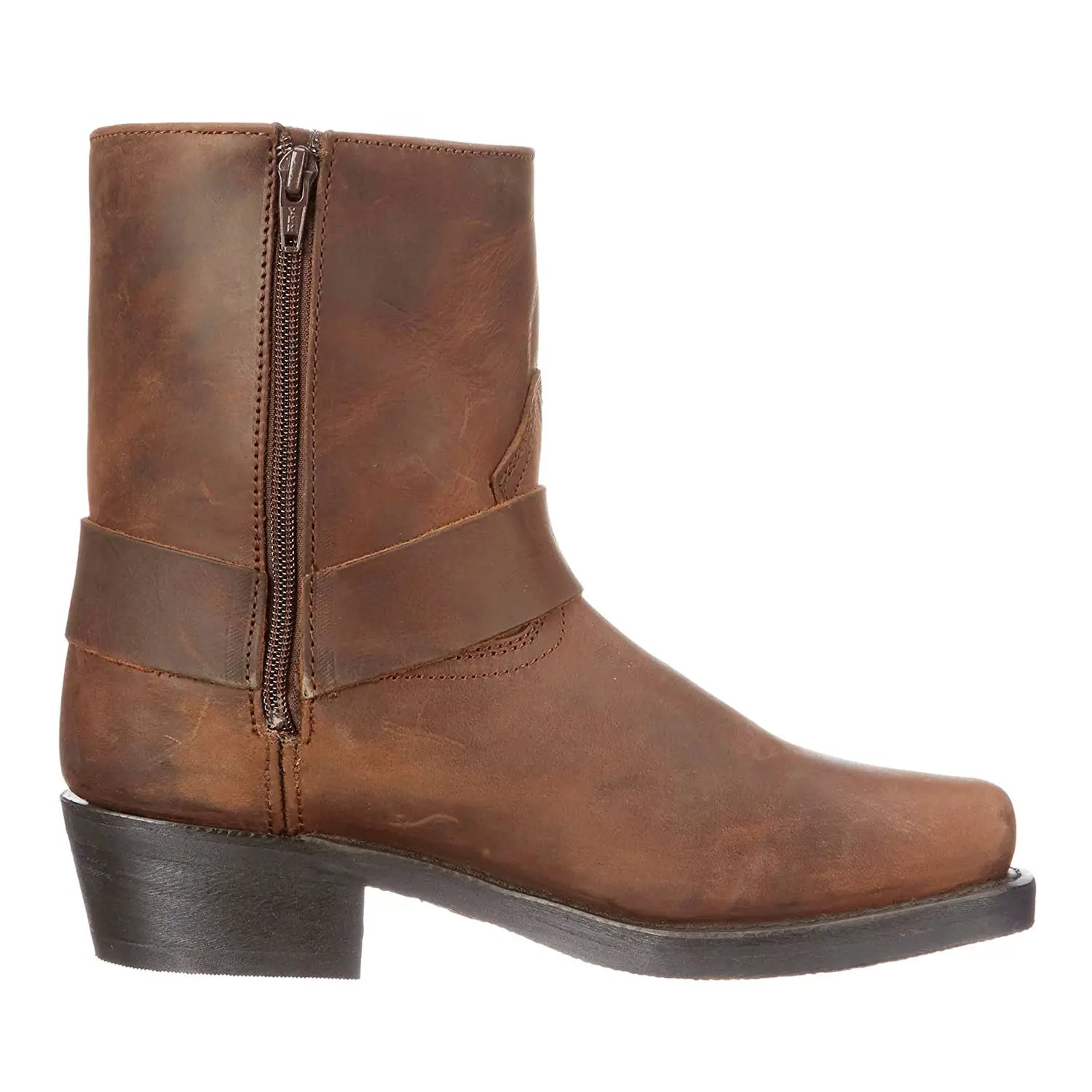 Versatile Men’s Casual Leather Retro Short Boots