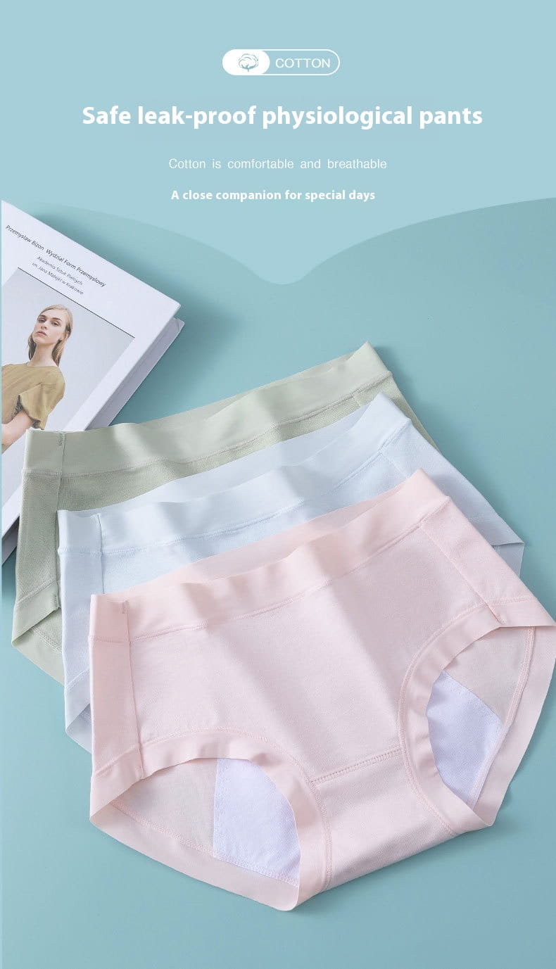 Cotton Menstrual Period Side Leakage Prevention Menstrual Panties