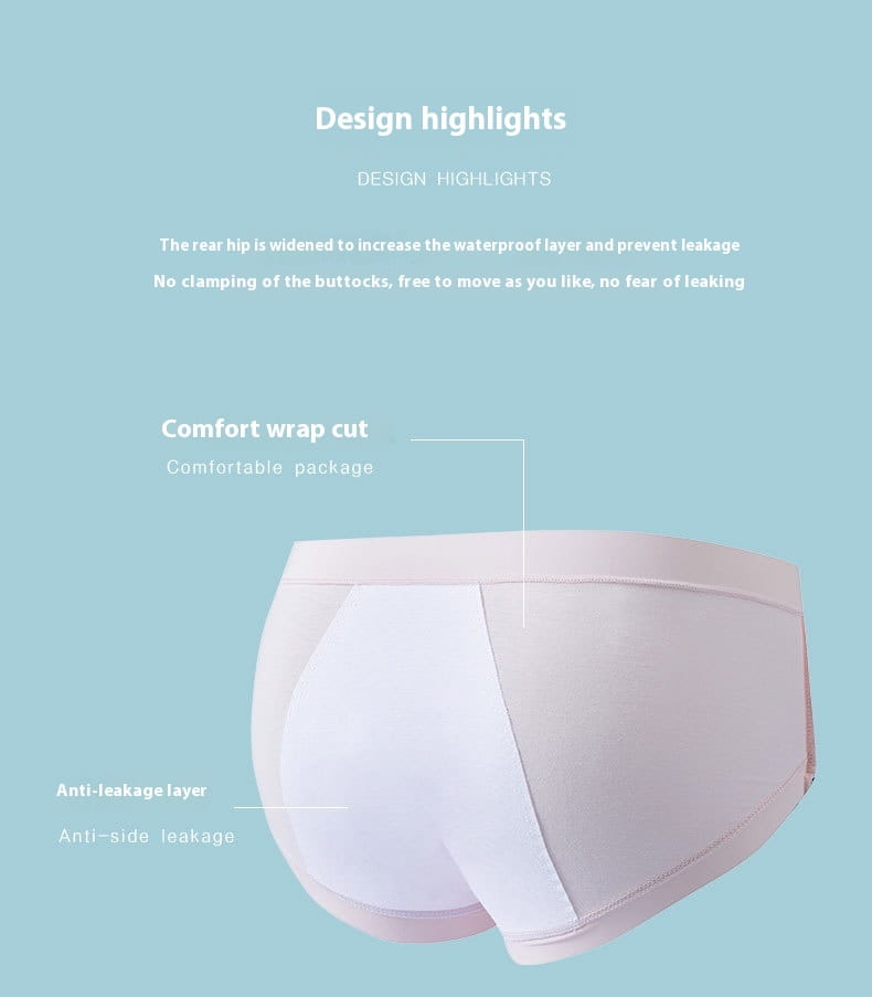 Cotton Menstrual Period Side Leakage Prevention Menstrual Panties