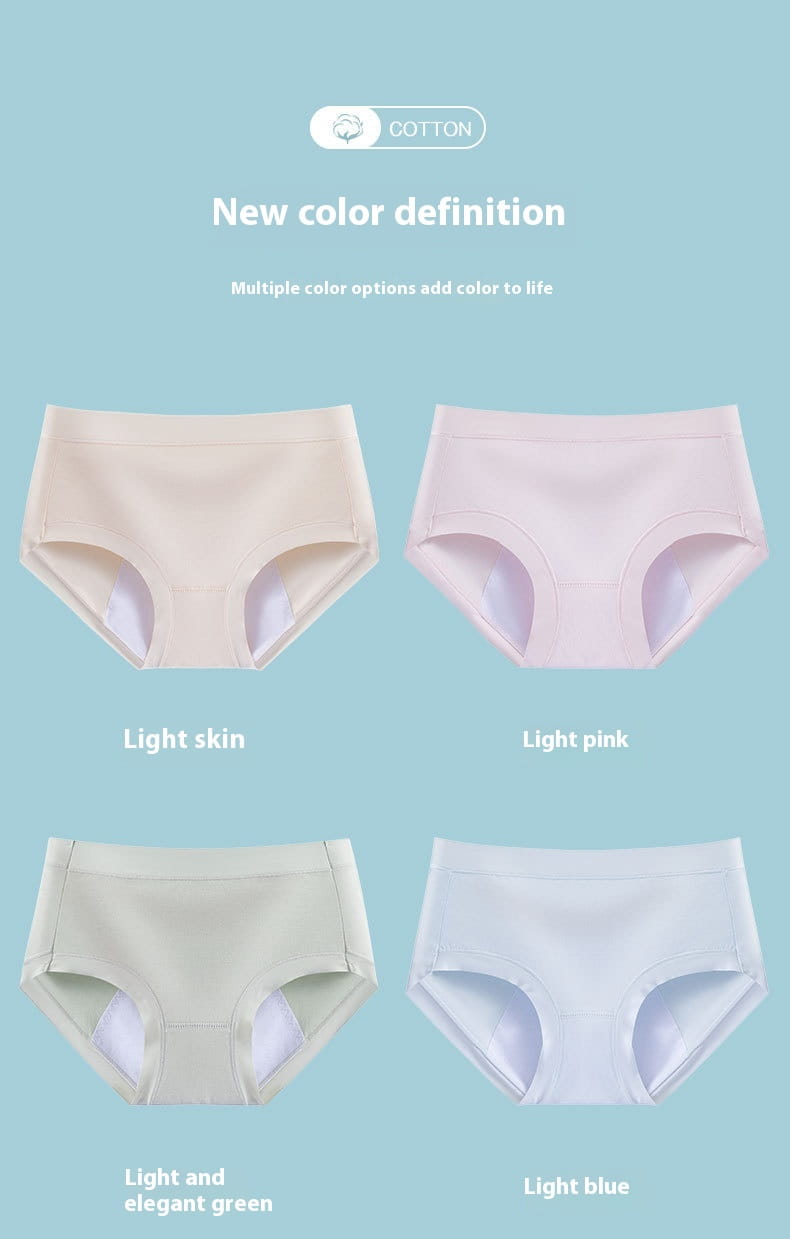 Cotton Menstrual Period Side Leakage Prevention Menstrual Panties