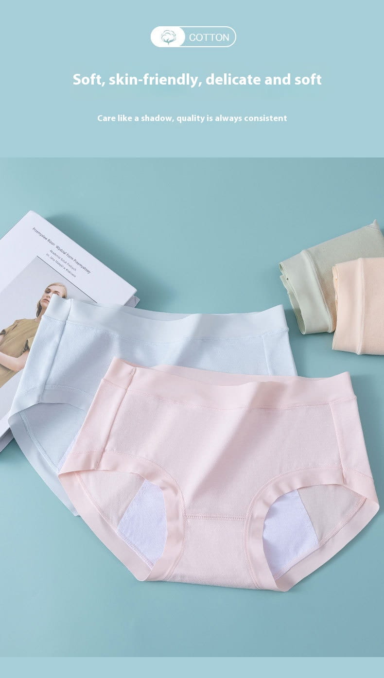 Cotton Menstrual Period Side Leakage Prevention Menstrual Panties