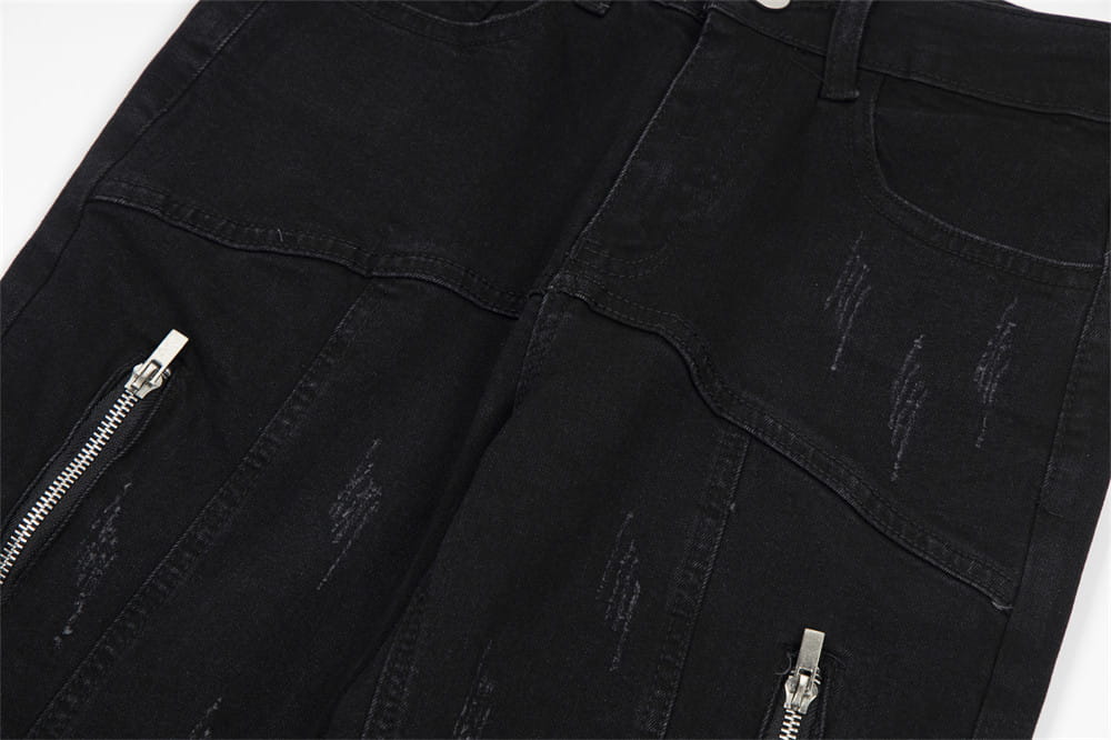 Heavy Industry Wash Denim Trousers Men