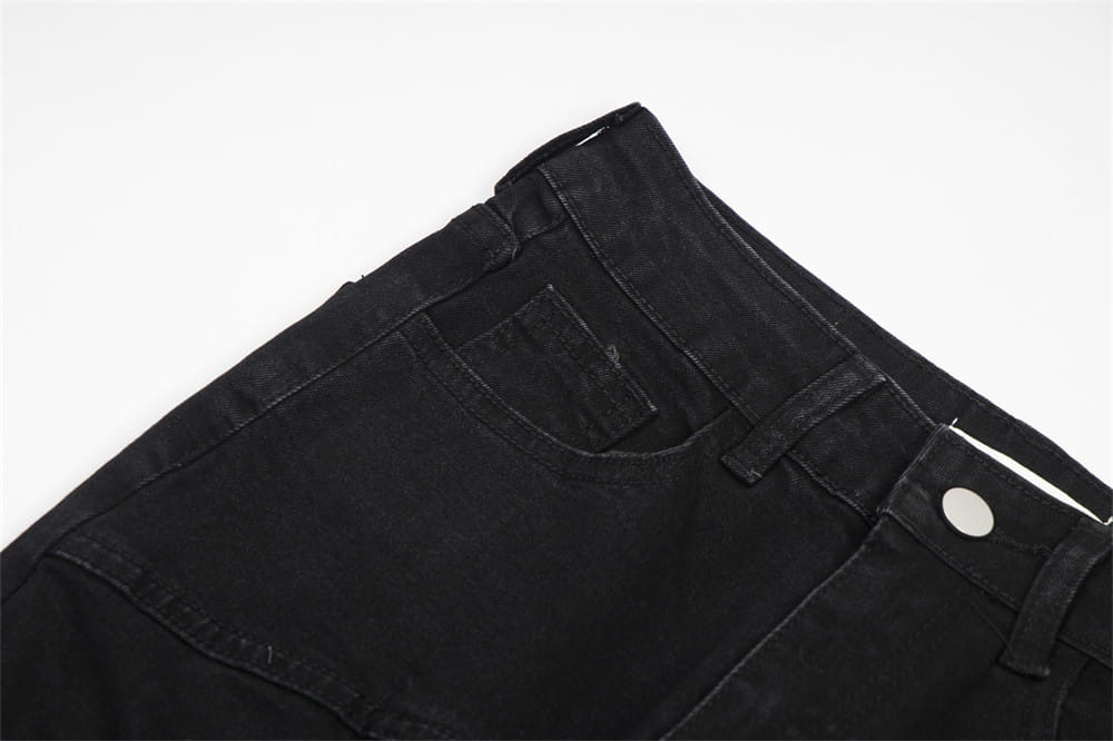 Heavy Industry Wash Denim Trousers Men