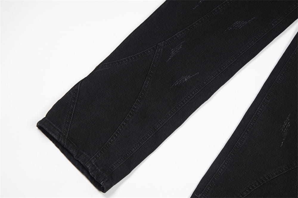 Heavy Industry Wash Denim Trousers Men