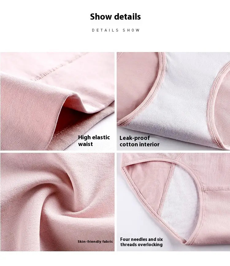Cotton Menstrual Period Side Leakage Prevention Menstrual Panties