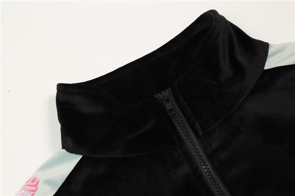 Love Embroidery Stitching Casual Suit Men