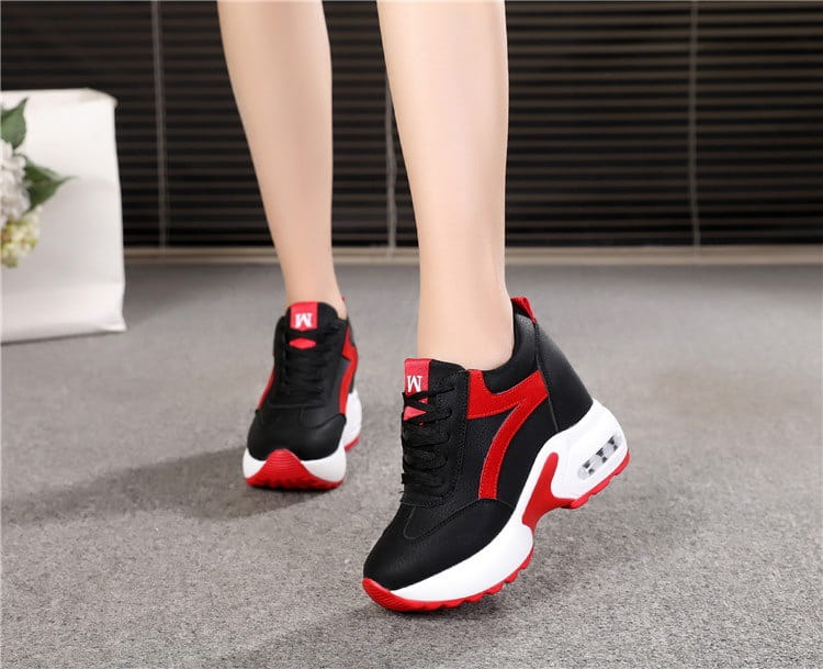 Women’s Sports Height Increasing Insole Wedge Platform Shoes