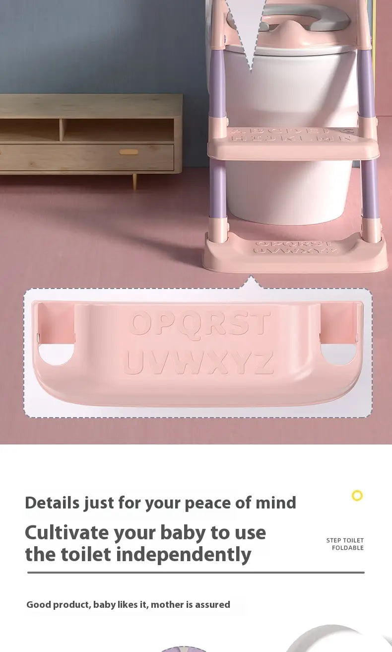 Children’s Toilet Toilet Stairs Baby Girl Boy Ladder Bedpan Cushion Baby Household Urinal