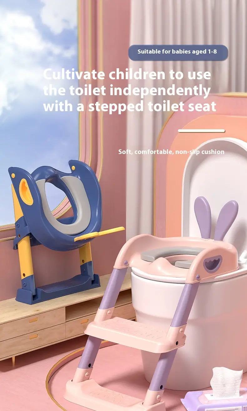 Children’s Toilet Toilet Stairs Baby Girl Boy Ladder Bedpan Cushion Baby Household Urinal