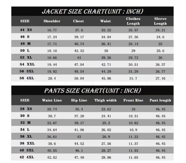 Suit Double Breasted Men’s Striped Two-piece Set