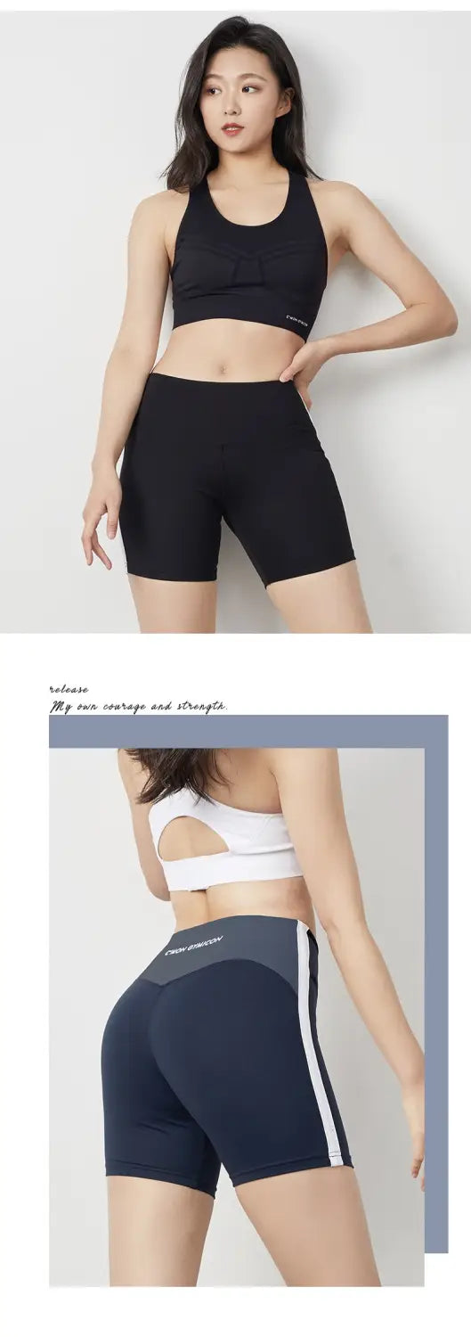 Women’s Sports Fitness High Waist Stretch Yoga Shorts