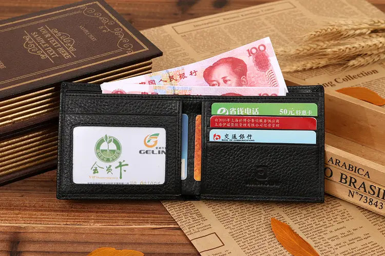 Vintage Genuine Leather Men’s Coin Purse