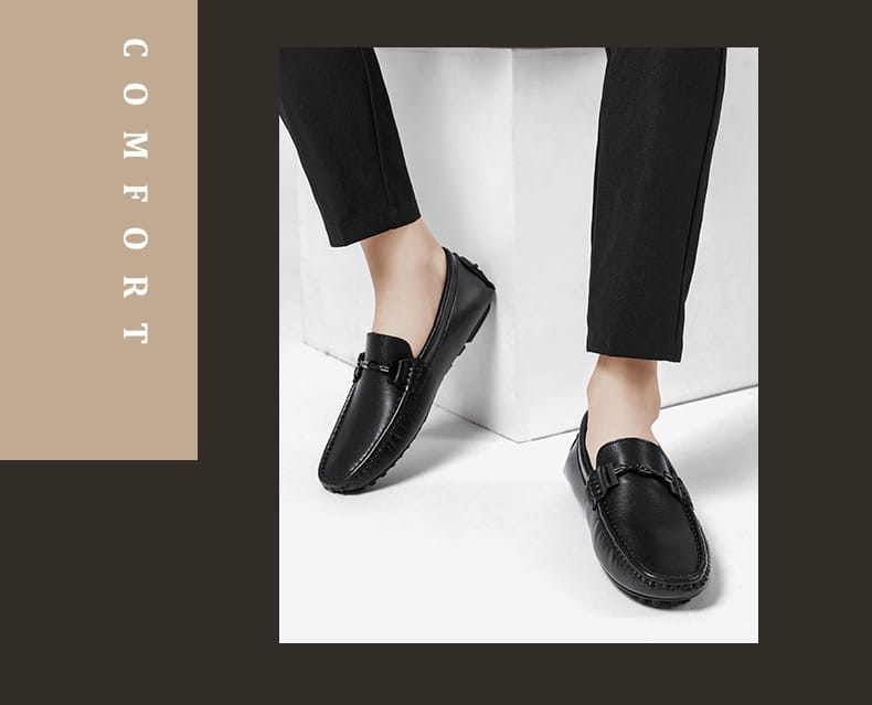 Men’s Plus Size British Fashion Casual Leather Shoes