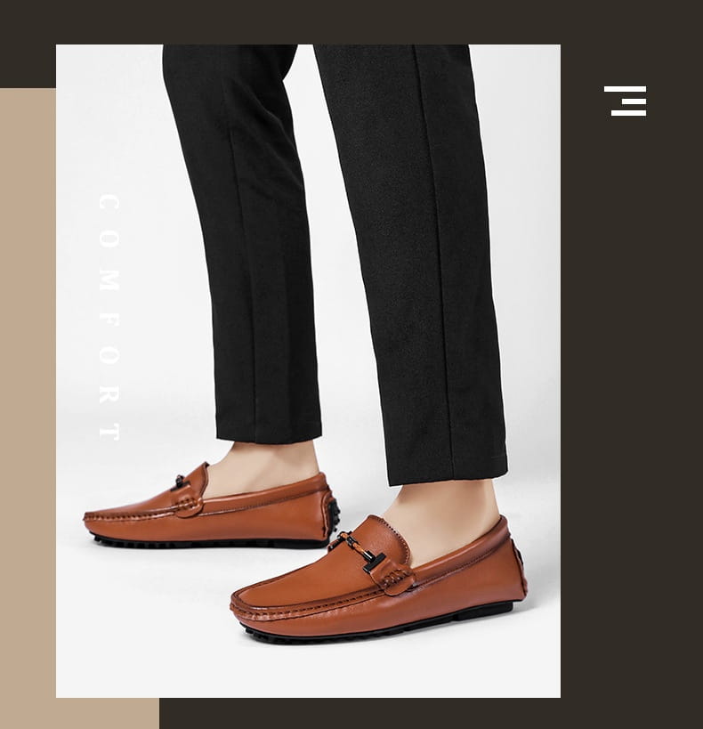 Men’s Plus Size British Fashion Casual Leather Shoes