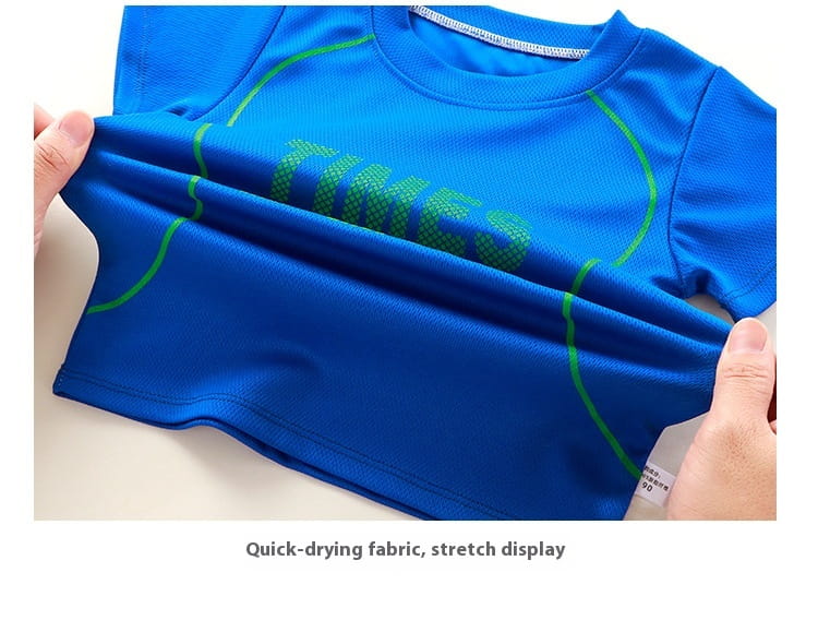 Short-sleeved Uniform Boys’ Sportswear Basketball Wear Quick-drying Shorts Suit