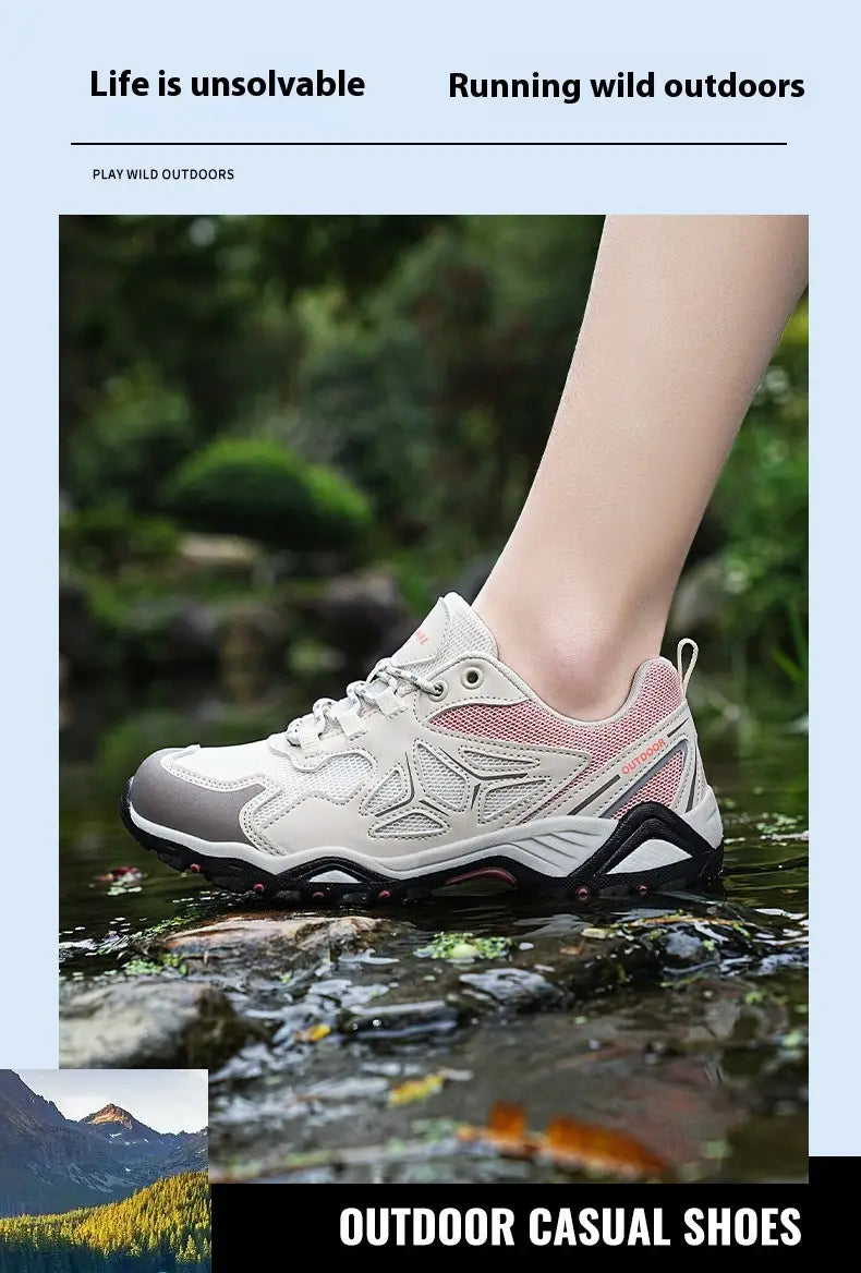 Quick Drying Breathable Anti Slip Thick Sole Casual Shoes