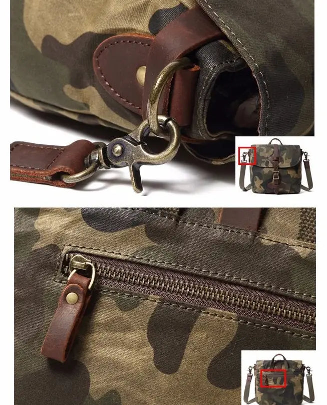 Waterproof Canvas Shoulder Messenger Bag