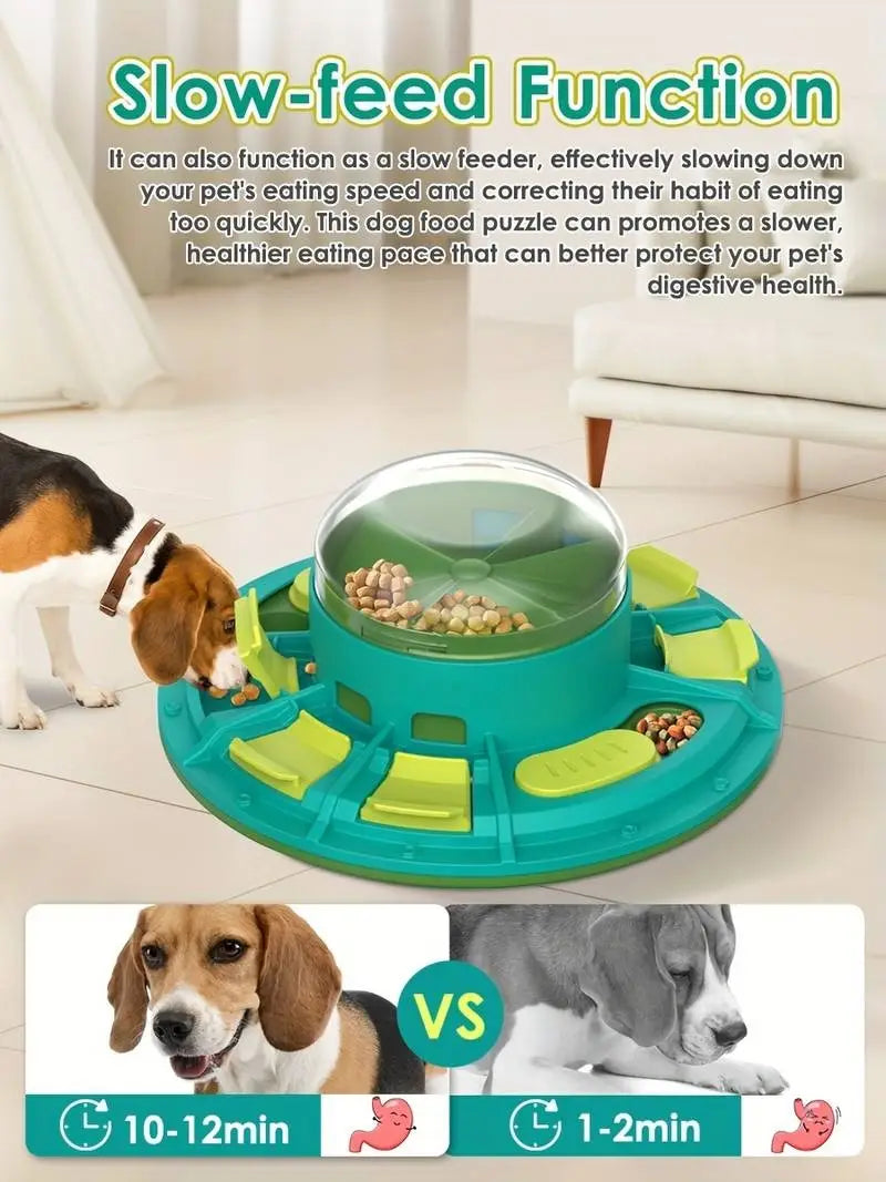 Interactive Dog Puzzle Toy For IQ Improvement And Slow Feeding Suitable For All Sizes Pets Nutritious Diet-Friendly