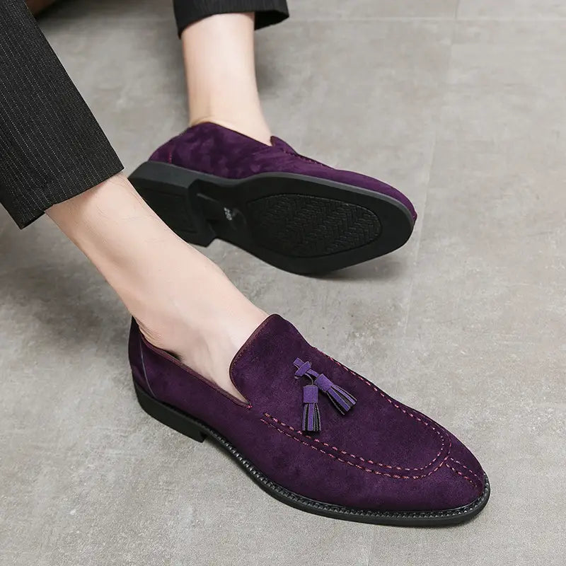 Men’s Suede Matte Fashion Leather Shoes