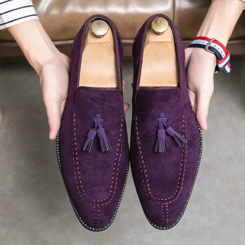Men’s Suede Matte Fashion Leather Shoes