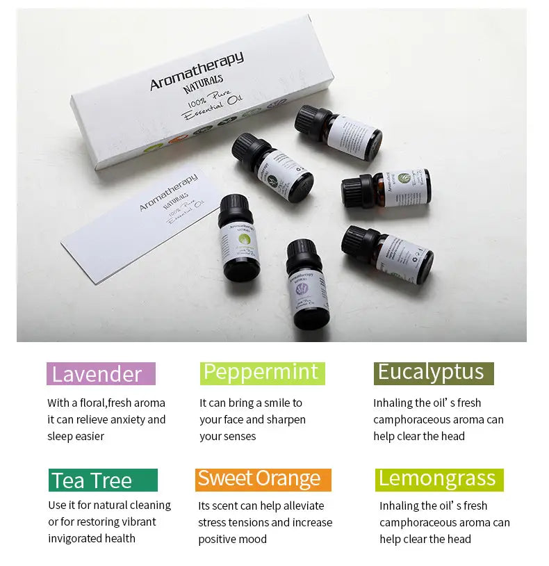 Essential Oil Set Aromatherapy Lavender