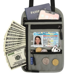 Travel Multi-functional Halter Small Bag Air Ticket Coin Purse Protective Cover