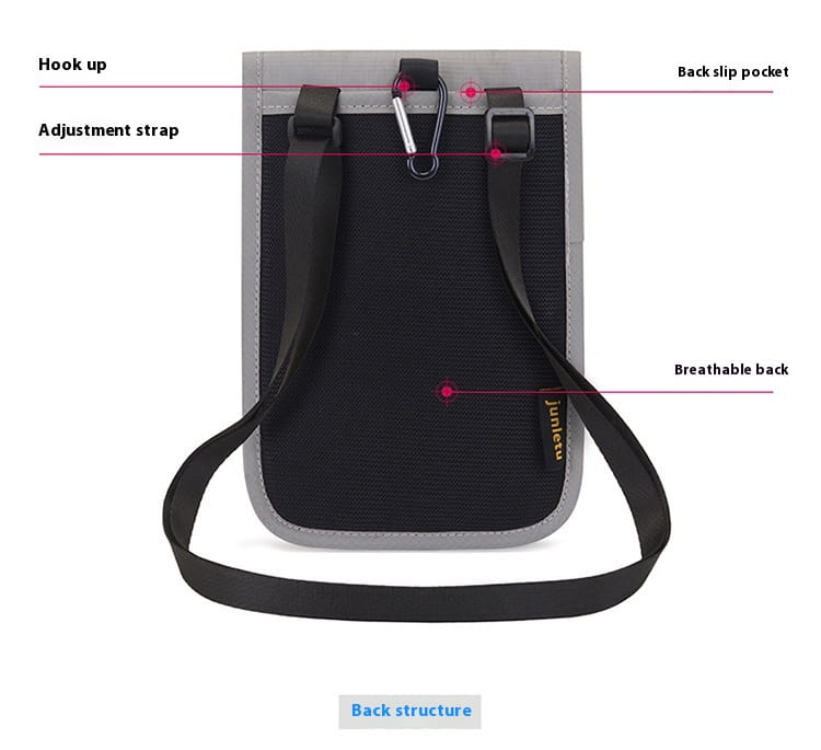 Travel Multi-functional Halter Small Bag Air Ticket Coin Purse Protective Cover