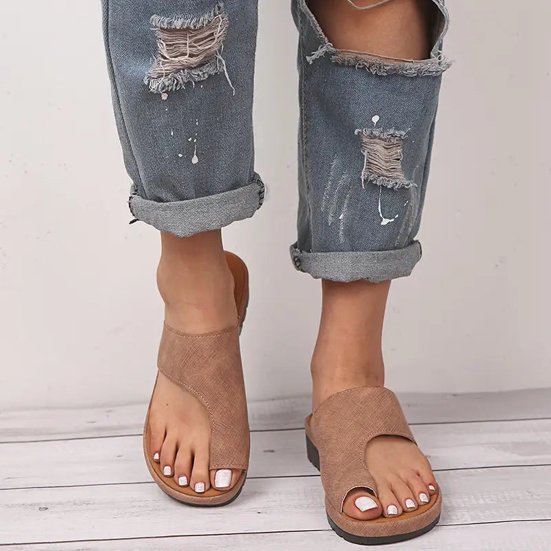 Large Size Women’s Shoes Sandals Women’s New European And American Ladies Toe Ring Sandals Women’s