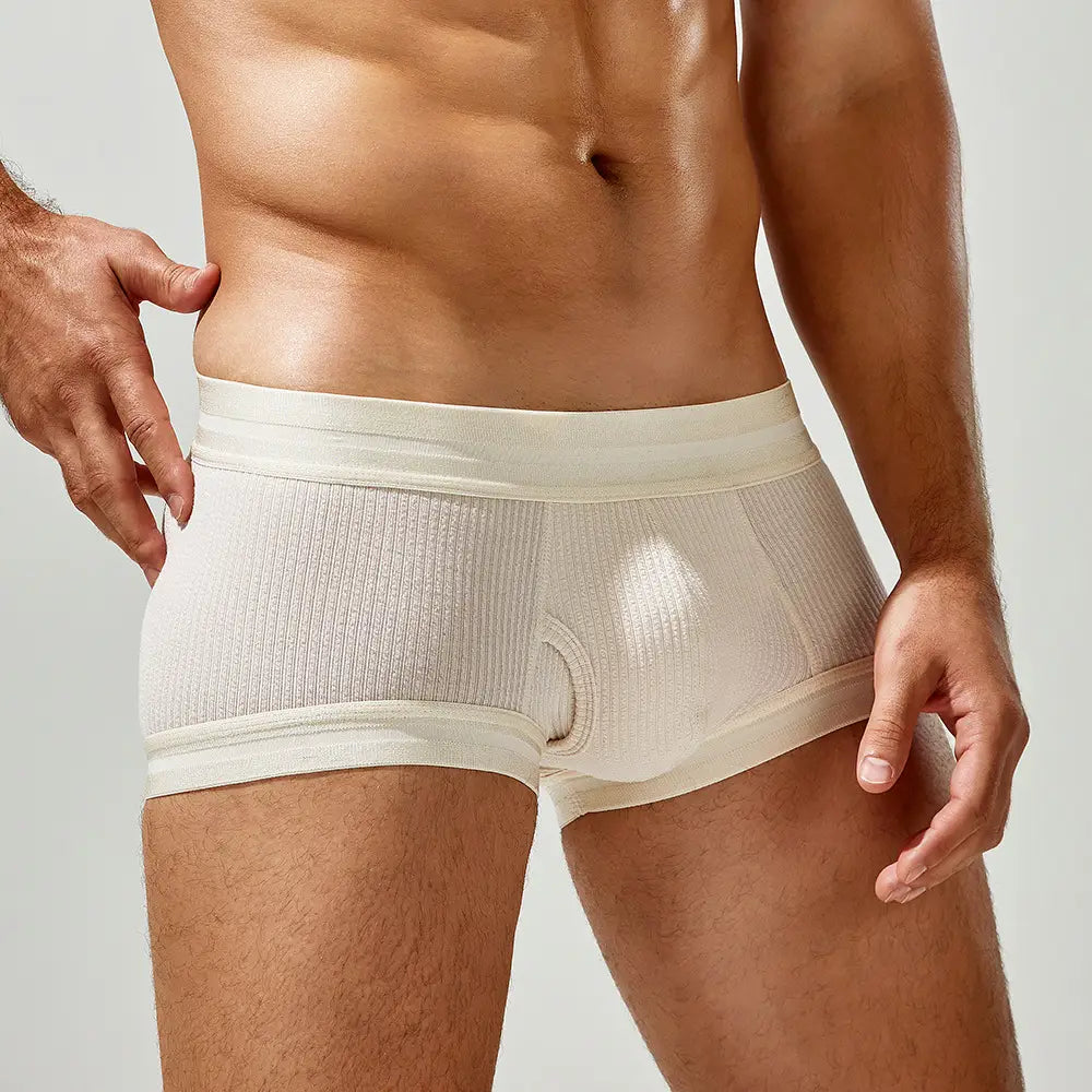 Thin Viscose Boxer Briefs Men